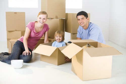 Furniture pick-up service removing bulky items in Roehampton home
