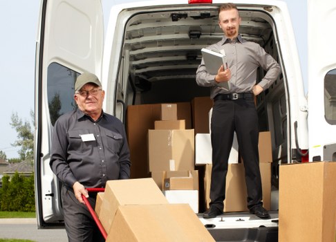 Packing supplies arranged for a smooth Roehampton house move
