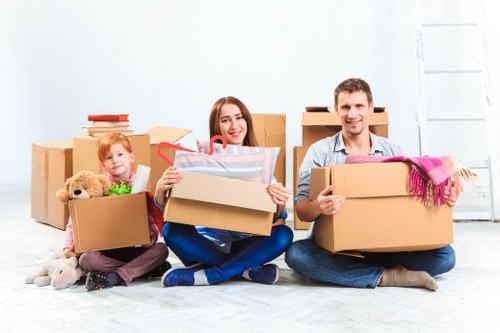 Eco-friendly cardboard boxes for packing in Roehampton