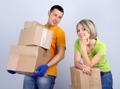 Carefully packed fragile items for house removals in Roehampton