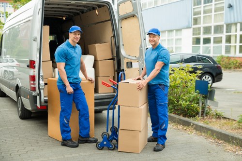 Careful sorting of furniture and packaging for reuse and recycling