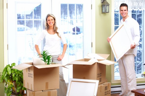 Office relocation boxes and packing supplies in Roehampton
