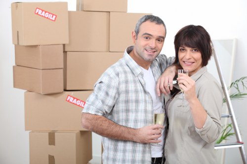 Commercial move logistics in Roehampton with careful loading and transport